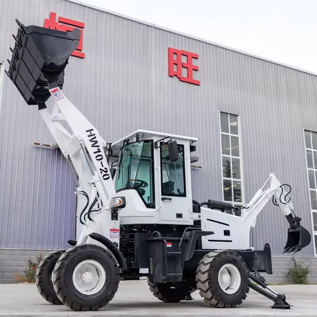 Free Shipping China 4x4 High-End Backhoe Excavator Loader Prices