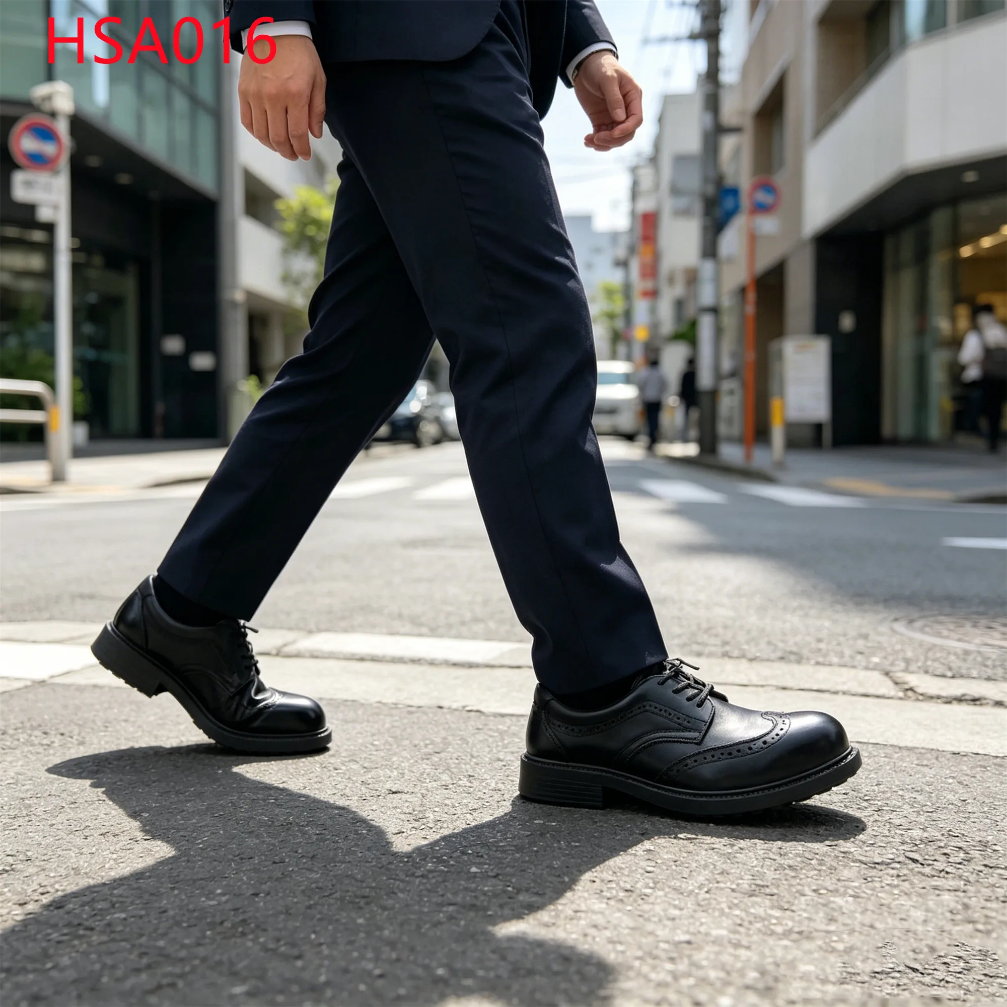 LXG, Scarpe da lavoro per dirigenti in pelle di prima qualità con punta a barchetta, utilizzate durante le visite executive e per la supervisione in officina, scarpe di sicurezza per manager con punta d'acciaio HSA016