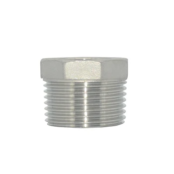 Hex Reducing Bushing 304/316 Stainless Steel Male NPT x Female NPT Pipe Bushing Class 150