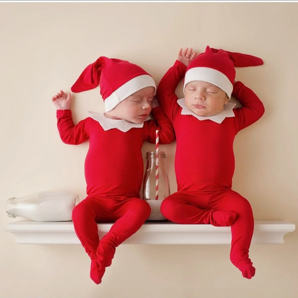 Unisex Newborn Photography Props Christmas Outfit Long Sleeve Footie Romper  Hat Santa Claus Baby Clothing Set - Buy Baby Clothing Set Baby Clothes Baby  Clothing Sets,Baby Girl Clothing Sets Infant Ropa De