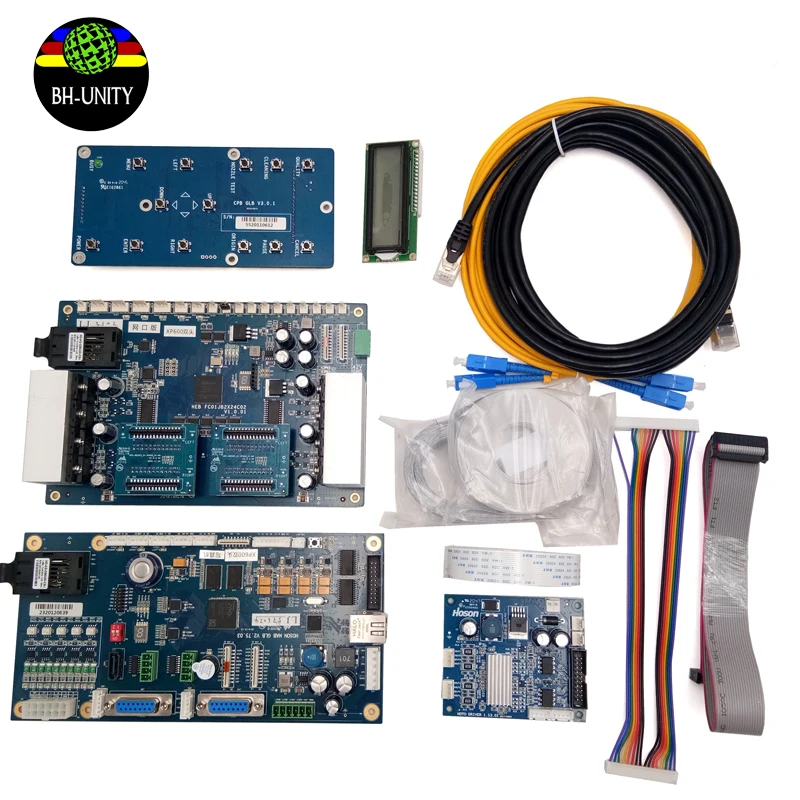 Whole Set Convert to XP600 Dx11 Print Head Hoson Board System DX7 5113 DX5 Upgrade to Eco Solvent XP600 Printhead Kit Conversion