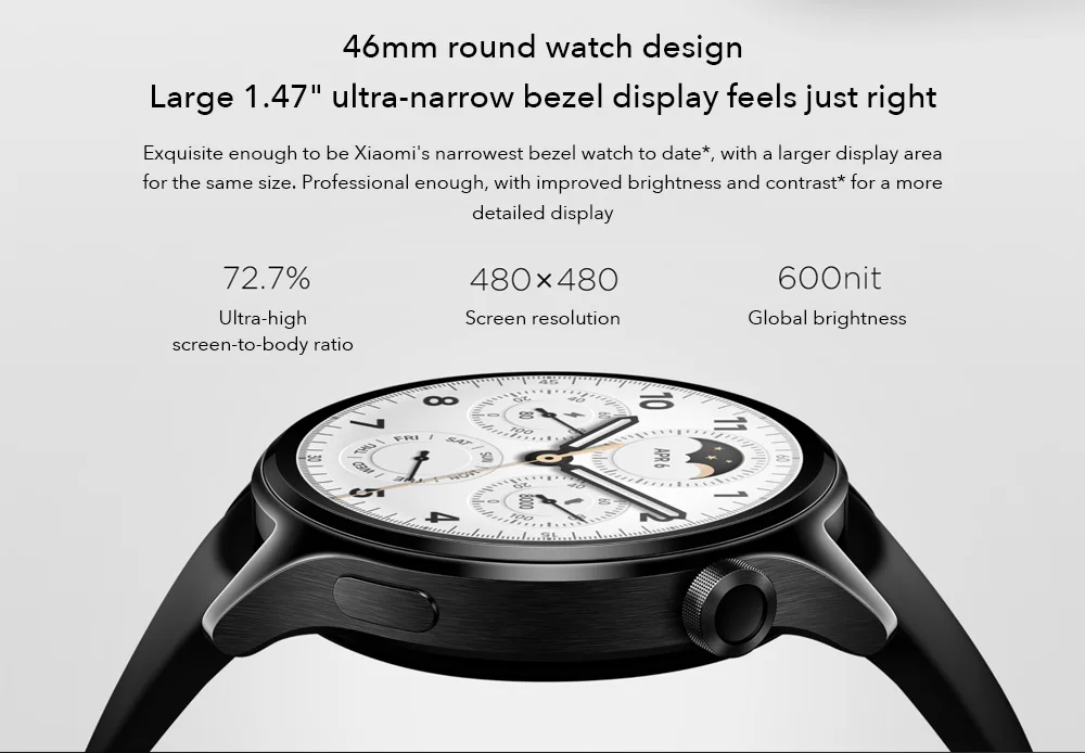 Xiaomi Watch S1 Pro Xiaomi Watch S1 Pro Black Brown Stainless Steel ...