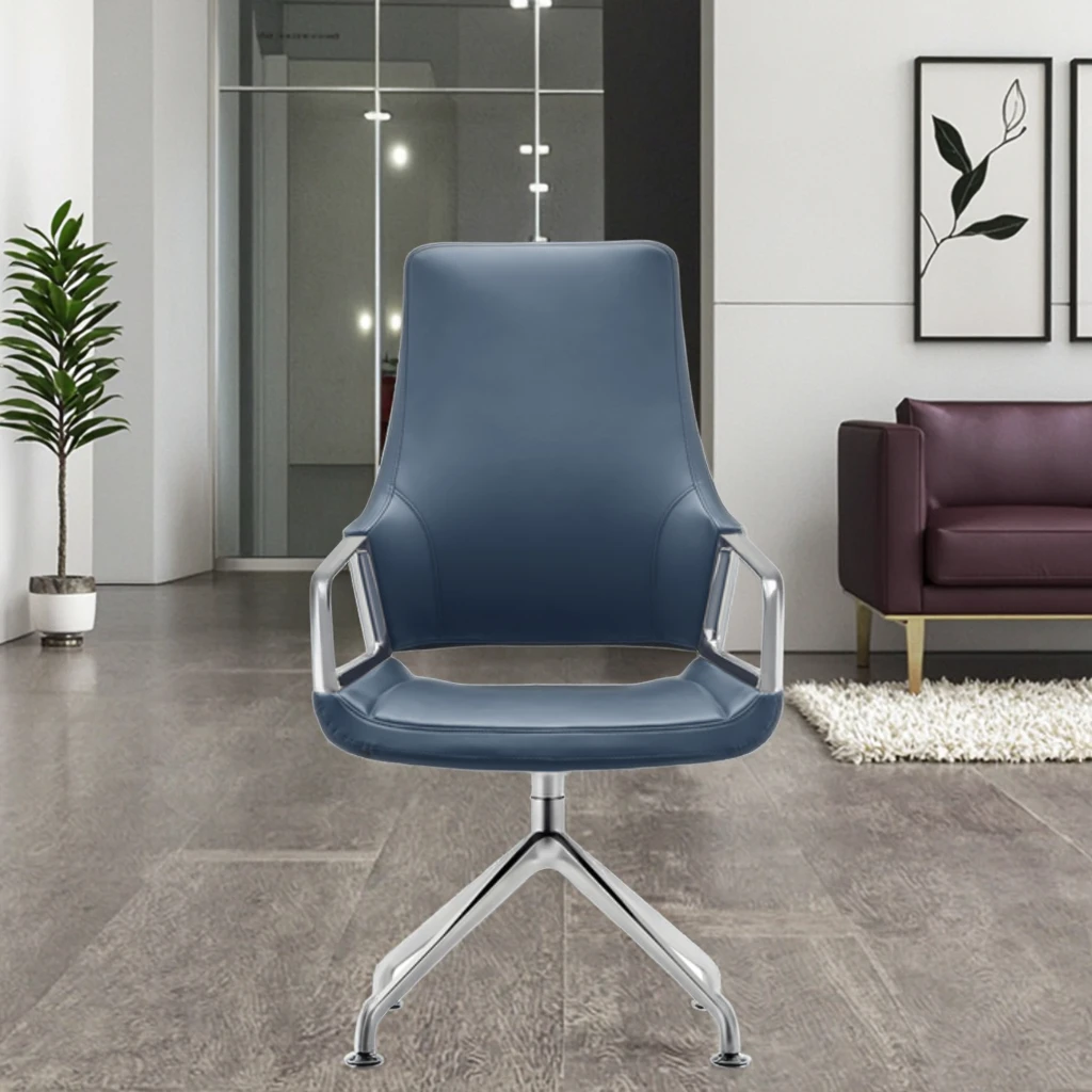 Luxury Modern White Racing Comfortable Boss Reclining Swivel Executive Leather Ergonomic Steel Base Office Chair CEO Manager 2