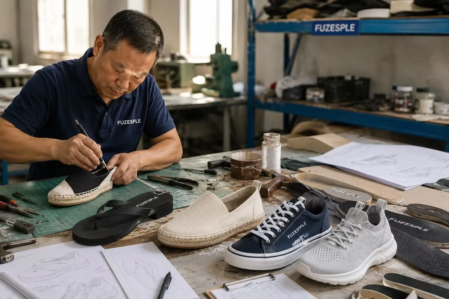 FUZESPLE footwear sample making