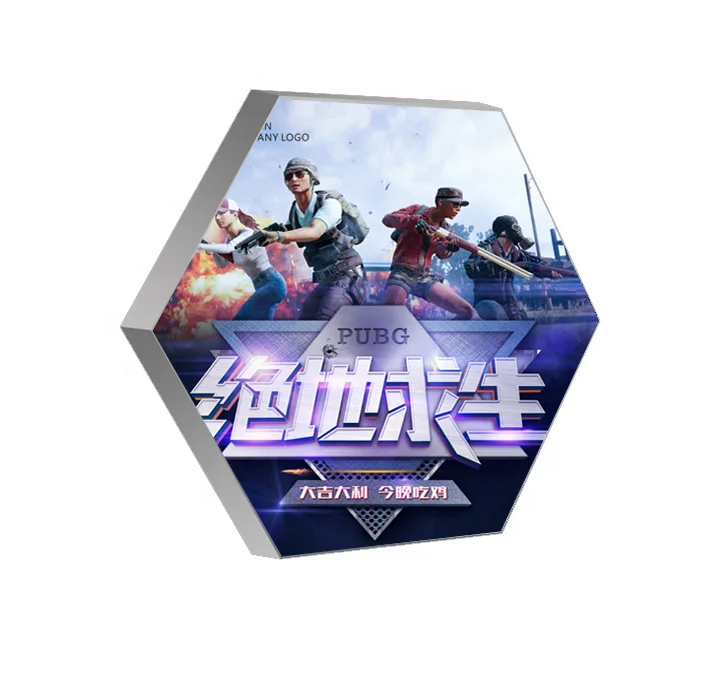 Pared de imagen de la cultura corporativa de la empresa, cartel hexagonal, techo, fondo de pared, película suave kabu, caja de luz de forma especial, personalizable