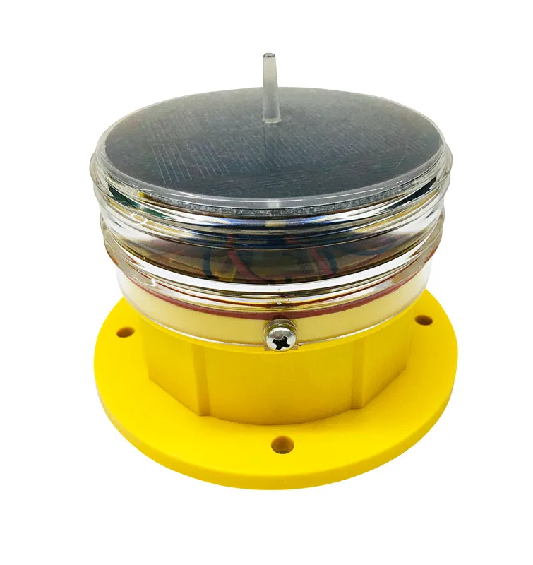 Global fast sale low cost Anti UV optional color Solar LED Marine Navigation Light for floating marker beacon buoy