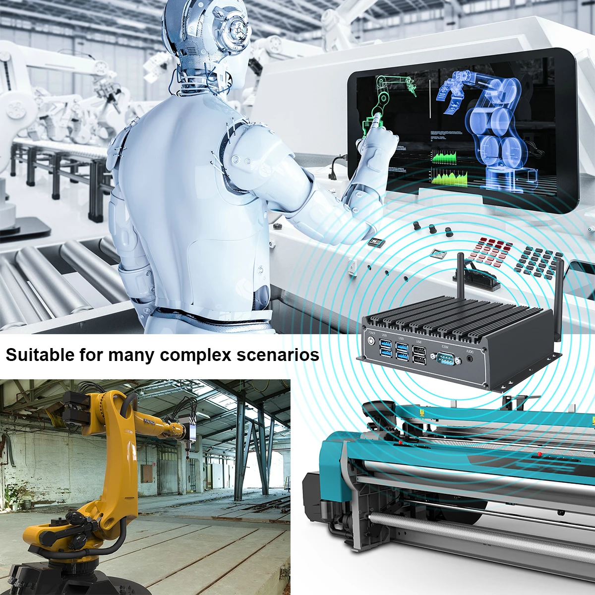 Industrial Computer I7 I5 1065g7 10510u Dual I59300h I58500