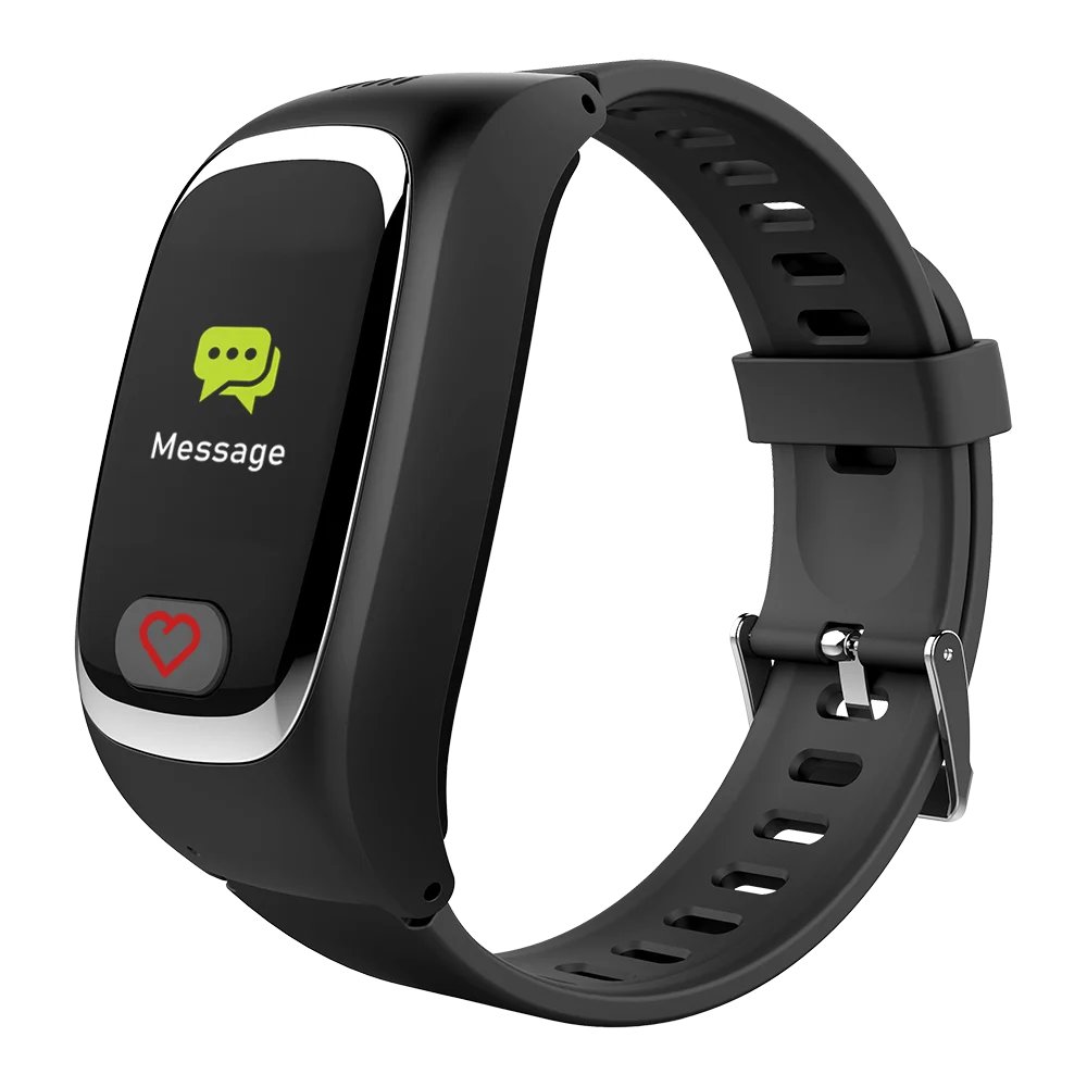 Emergency Call Button GPS Smart Watch GSM Mobile Phone With Body Temperature Monitoring for Elderly