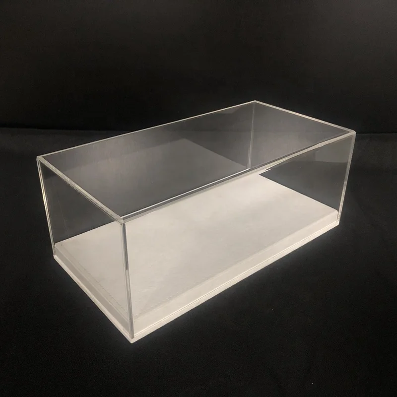 Small clear Acrylic Display Box With Screw Lock Acrylic Shoe case