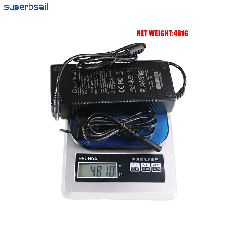 Superbsail 54.6V 2A Charger For Kugoo Kukirin G2 Max Lithium Charger Electric Scooter Battery Charger Replacement Accessories details