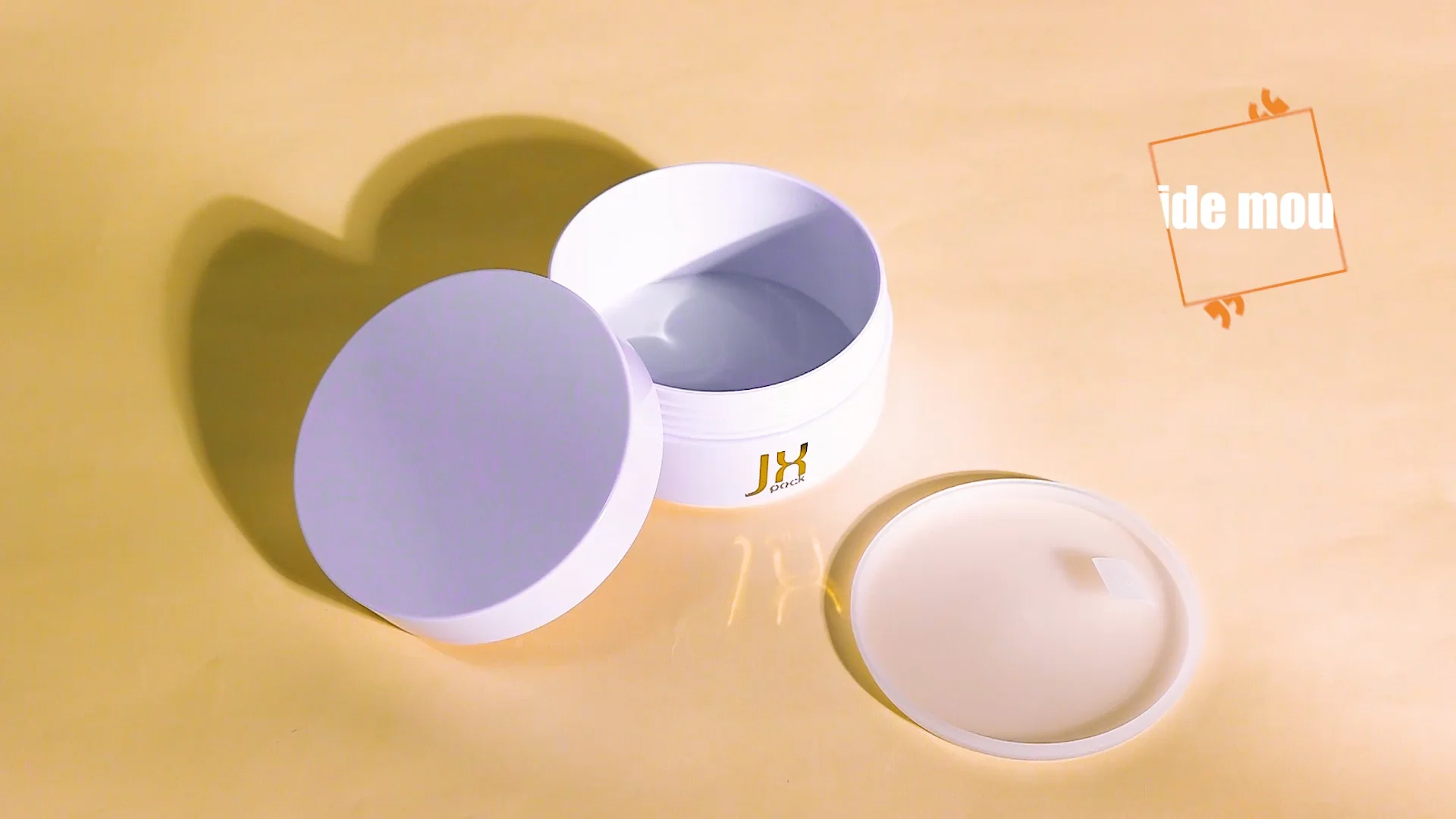 350g 11oz Luxury Double Wall Empty Matte Plastic Jar Body Butter