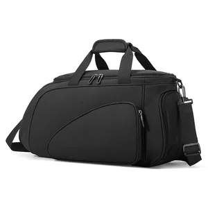 Custom Large Capacity Gym Duffel Bag for Women Men Waterproof Pingpong Bag with Shoes Bags Nylon Lining Portable Water Resistant