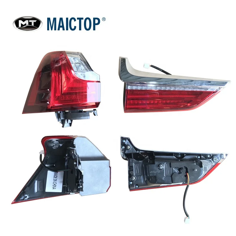 MAICTOP 2016-2018 New Model LX570/LX470 Car Accessories LED Taillight with Red/Black Turning Light
