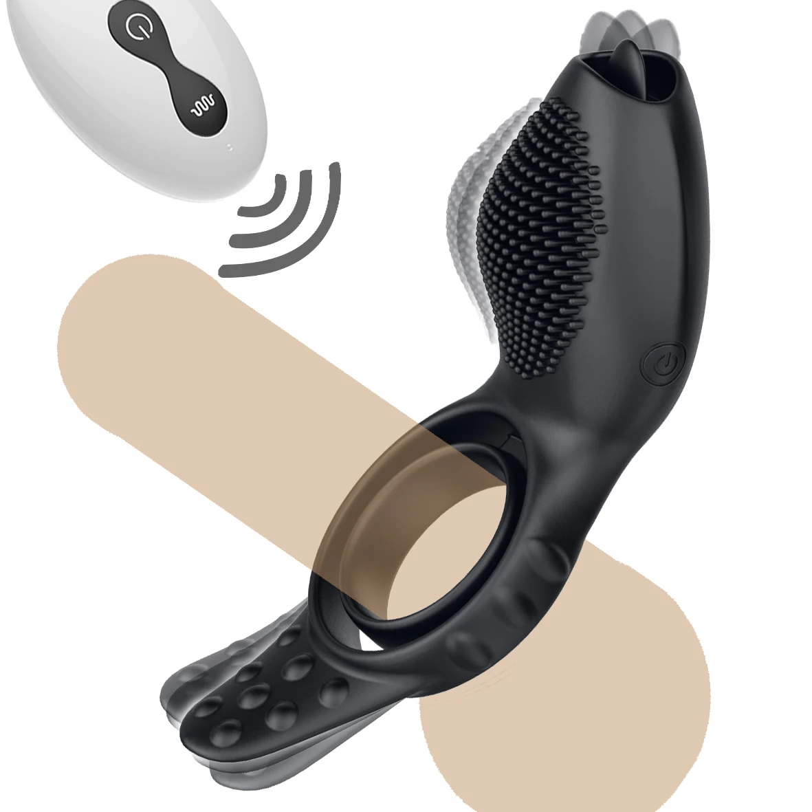 Tiktok Hot Sale Couples Sex Toy Remote Control Cock Ring Time Increased  Stimulates Female Multiple Sensitive Areas