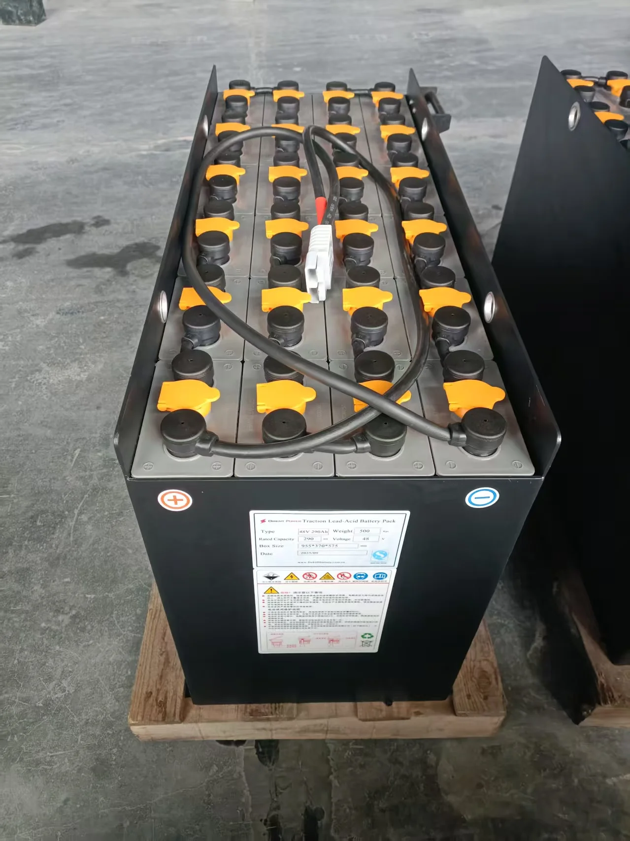 Orient Power 80V PZS 690Ah Standard Forklift Battery 6PZS690 2 Volt Cells Flooded Type Electric Forklifts Toys Boats 24 Months