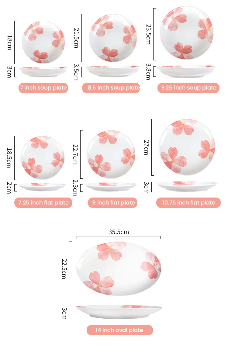 China Wholesale Low Price 10 Piece Set Ceramic Tableware Round Clay