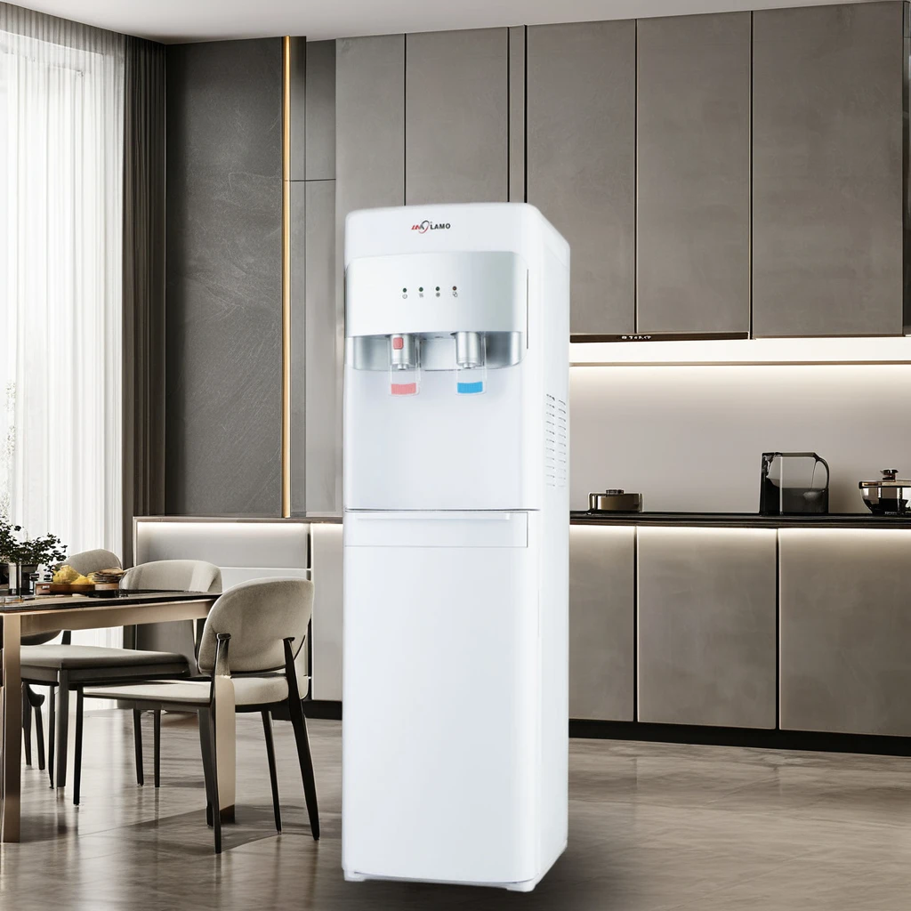 Wholesale 1158 Electric Water Dispenser Stainless Steel Housing Bottom Load Stand Installation Household Hotel Use supplier