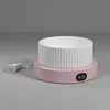 Small white roman bowl-pink heating base-three adjustable