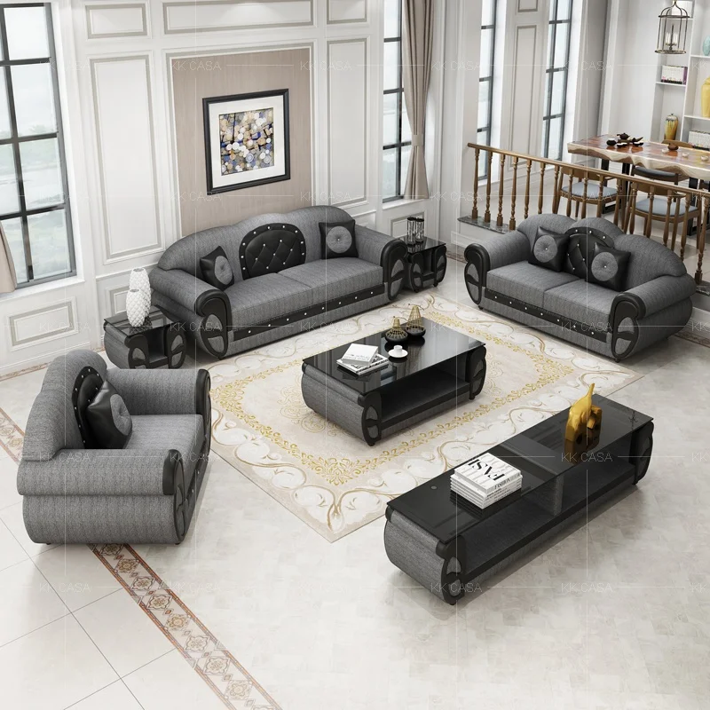 R3030 Beige and Brown 3 2 1seater Leather Sofa| Alibaba.com