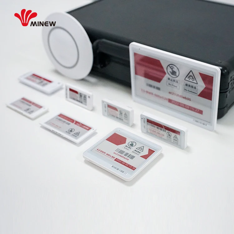 Minew ESL Demo Shelf Label Electronic Abs Wireless Price Labeling System Digital Price E Tags