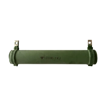 25 Ohm 100W Fisso Tubolare Resistore Filo Avvolto Resistenza 1000 Watt 25R