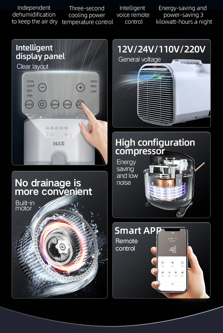 Factory Direct Commercial Portable Air Conditioner Mobile Air