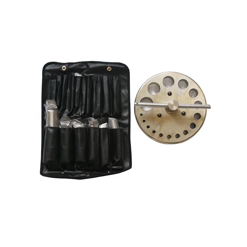 IMPA 613056 Punch Hole Tool Set - 16pcs Steel Punching Dies for
