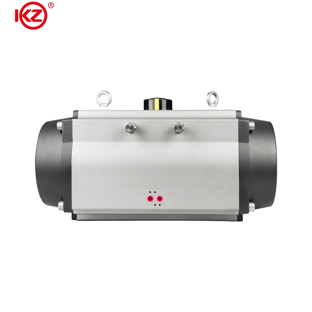 Aluminum Alloy At160-400 Pneumatic Valve Actuator Double/Single Action Rotary Spring Return Ball Butterfly Valve
