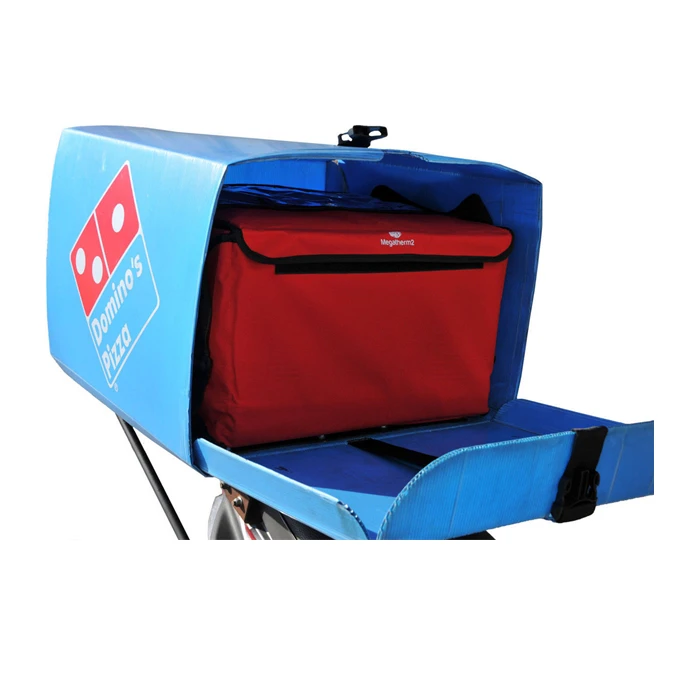 Scooter and Bike Top Box Correx Plastic Pizza Delivery Boxes Motorcycle Tail Box