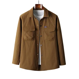 Plus Size New Collection Fashion Quilted Lined Twill Jacket Flyer Clip Custom