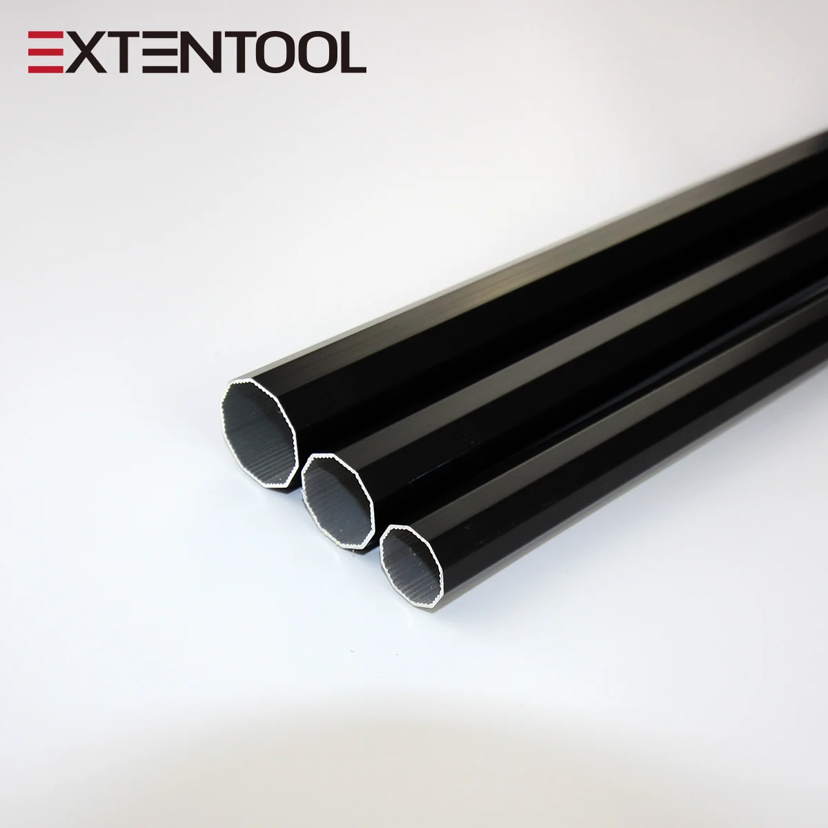 Extentool 12-30FT Adjustable Supporting Pole with Spring Push Button Lock Aluminum Telescopic square Tube