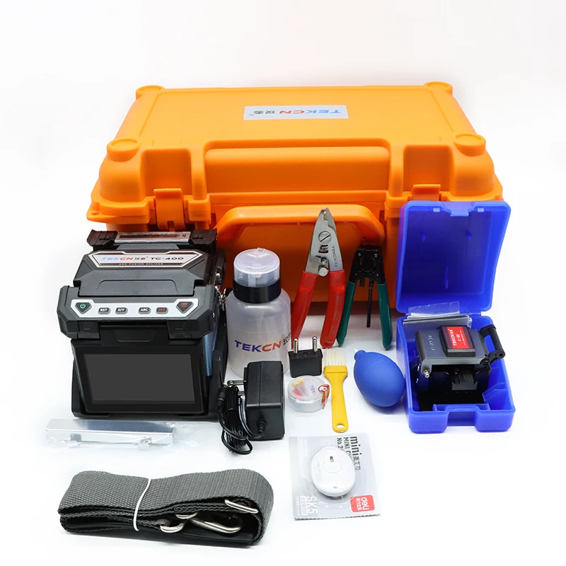 Tekcn Tc-400 Optical Fiber Fusion Splicer Multi-language, 57% OFF