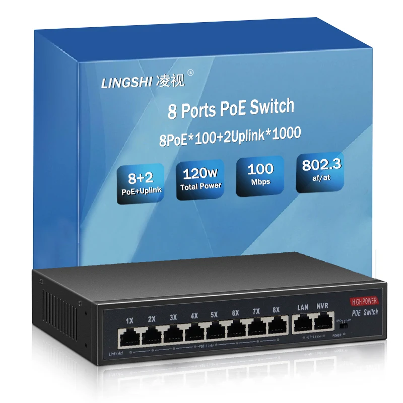 【エルゴラ商品】 8ポートPoE スイッチ エルゴラ商品】 8ポートPoE スイッチ ギガビット対応 8ポート