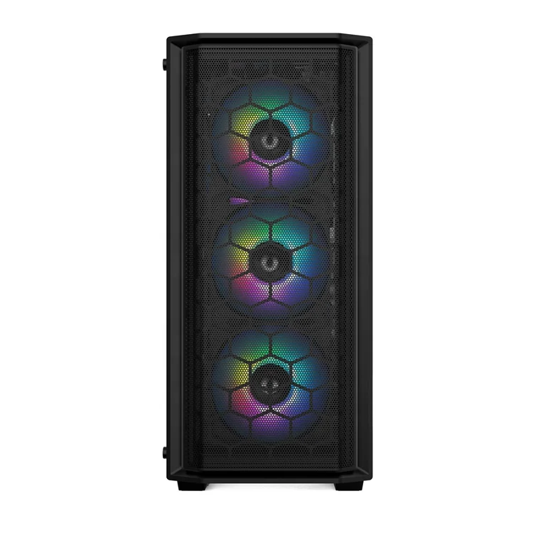 Корпус для игрового компьютера C908 Black atx tower glass pc cpu