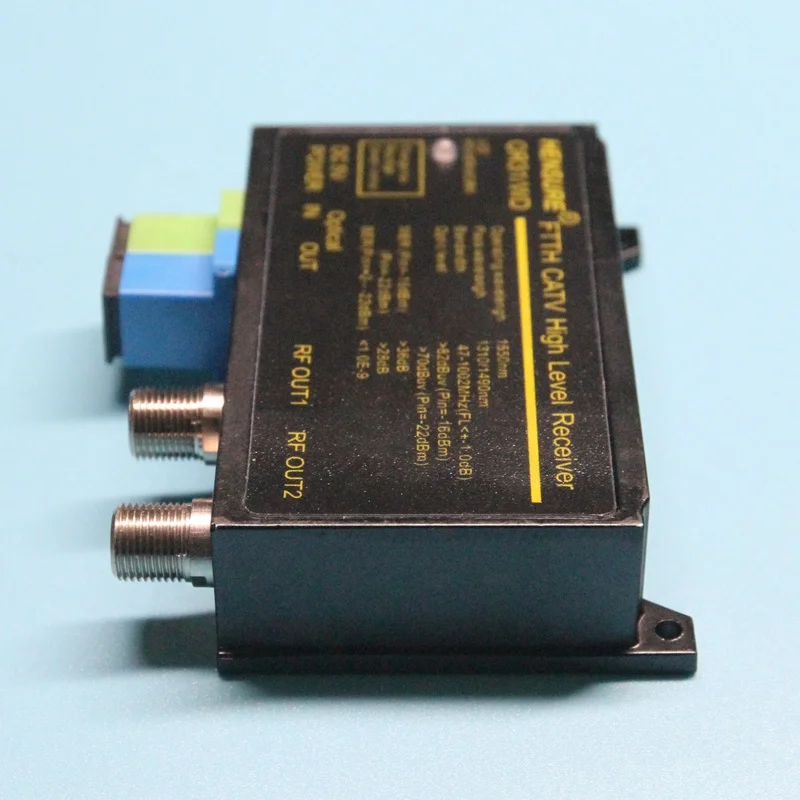 Mini WDM 2-Port Optical Receiver CATV Fiber Optic Equipment FTTH Network Use SC Connector Type UPC Polished 1310nm 1550nm