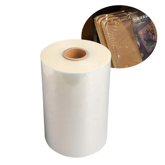 POF Shrink Film Roll PE Material 15/19/25/30mic for Food & Household Products Logo Printing