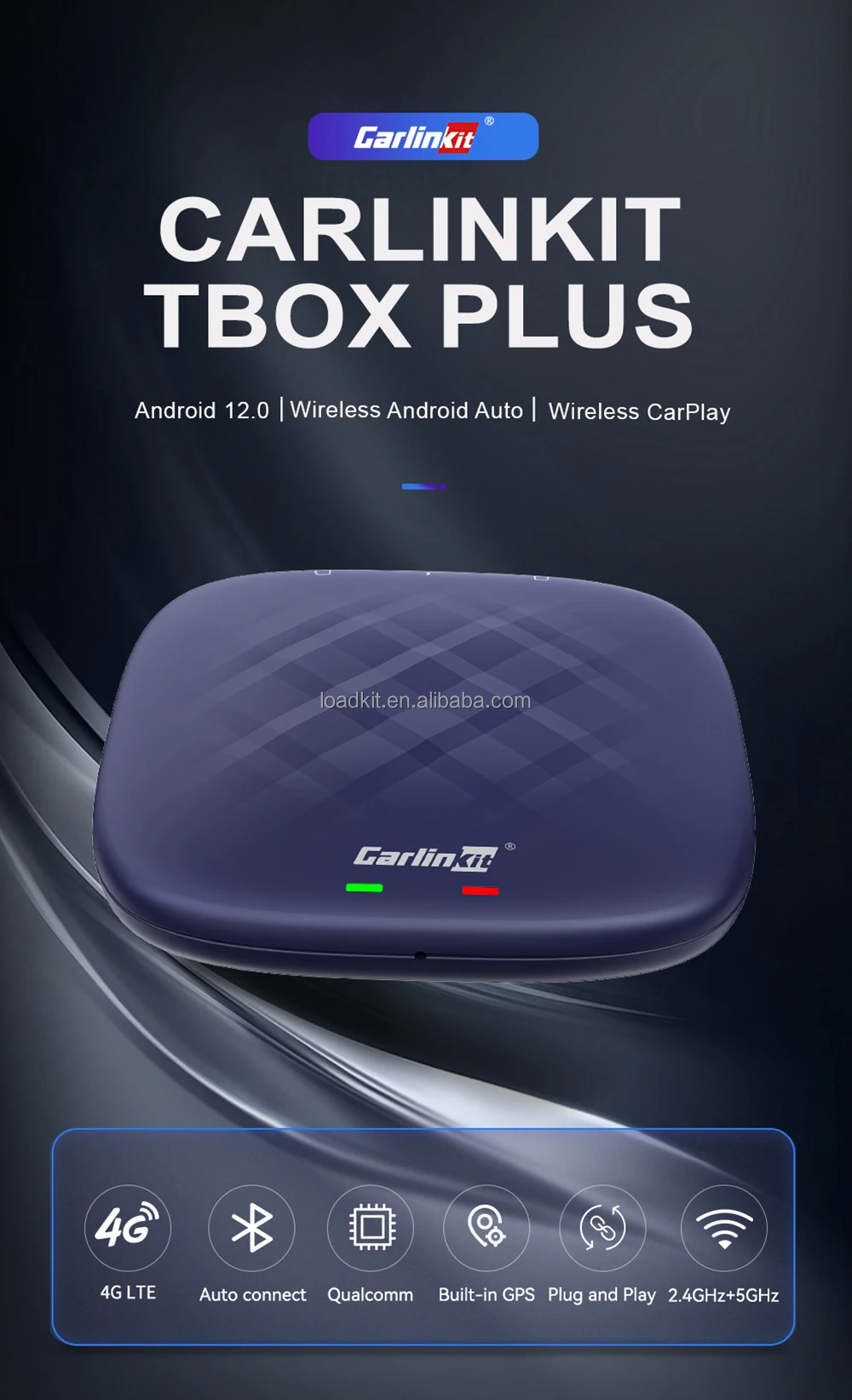 Hot Selling Carlinkit 8g+128gb Smart Ai Box Android Auto Portable ...