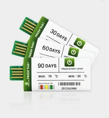 Fresh Tag 1 30days Paperless Recorder Data Logger Refrigerator Temperature Meter