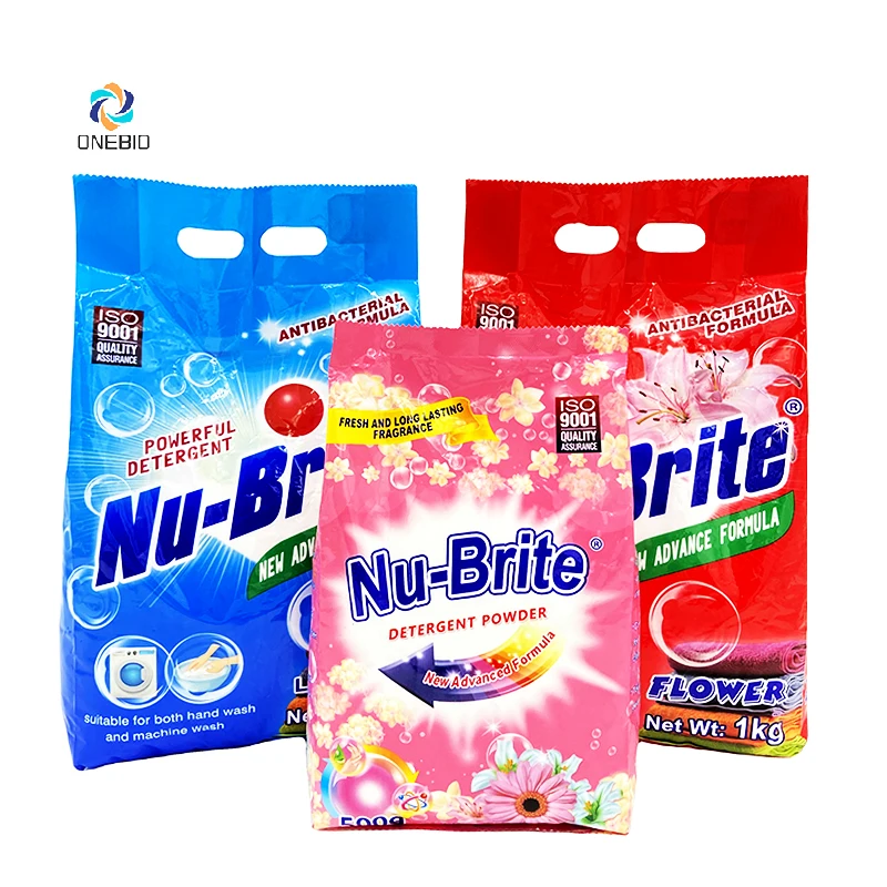 Best Selling High Foam 3KG Soap Detergent Powder Lavender and Lemon Fragrance Disposable for Apparel Use