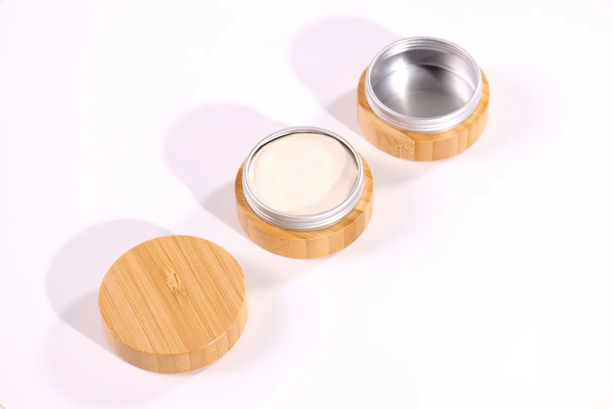 Wholesale Factory Price Bamboo Cream Jar/wooden Cream Jar With Bamboo