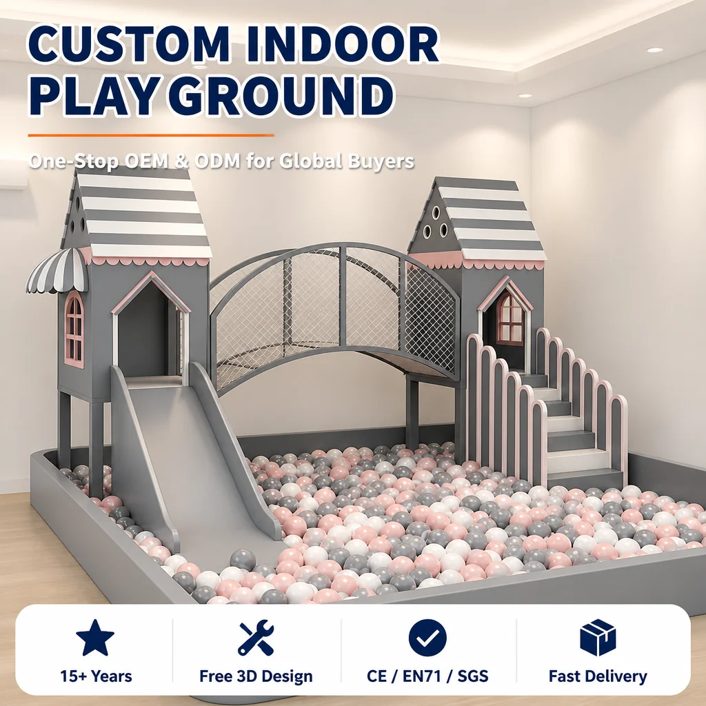 CE CPC Certified Indoor Soft Play Naughty Castle Kids Playground OEM ODM Ball Pool Slide Climbing Frame Amusement Park