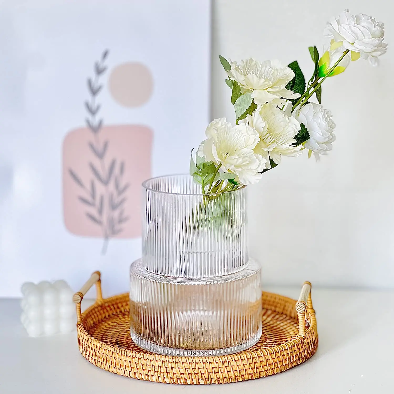 Modern Decorative Dining Table Flower Home Decor Glass Crystal Glass Vase Buy Glass Crystal