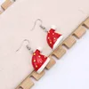 Christmas hat pendant earrings (pair)