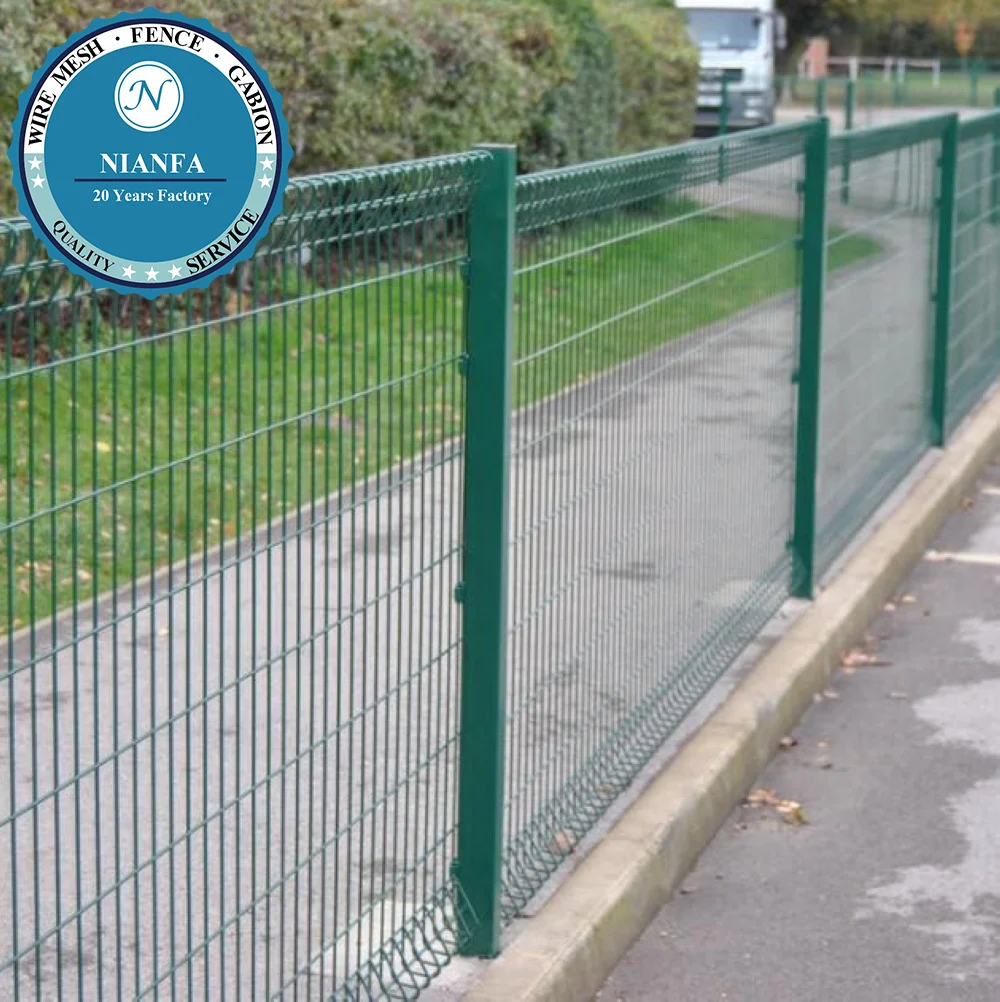 Triangular Roll Top Welded Wire Mesh BRC Fence Partition Roll Top Wire Fencing