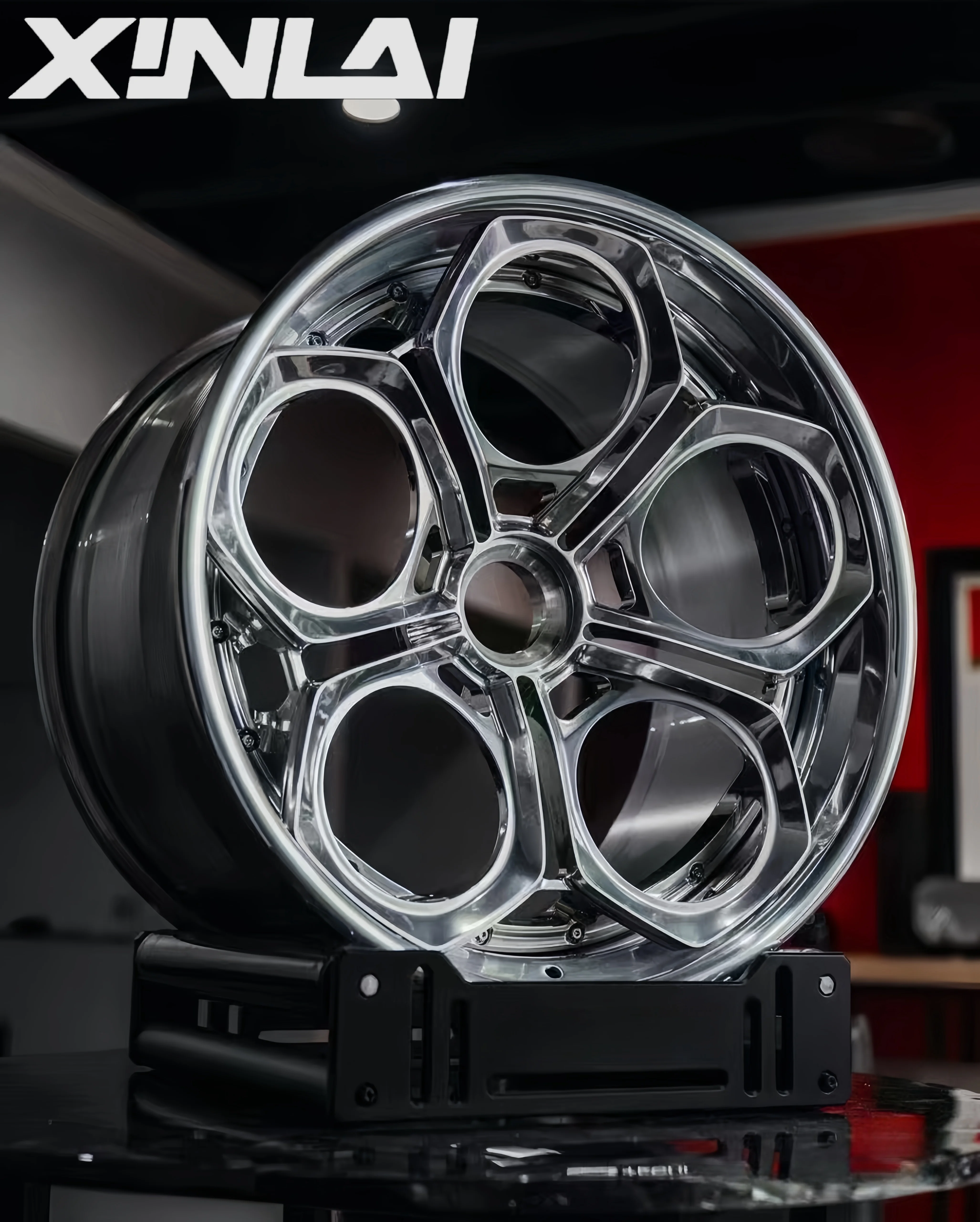 XINLAI Hot Sale 2 Piece Forged Brushed Polished 5x120 5x112 5x114.3 18 19 20 21 22 Inch Wheel for Racing Car Wheel - Image 2