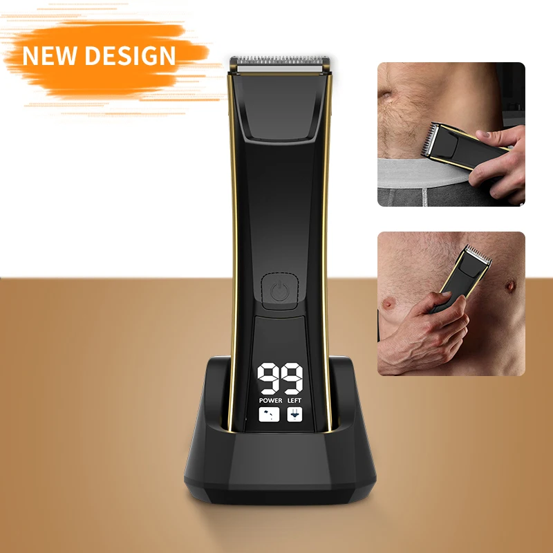 All In One Low Noise Cordless Groin Trimmers Ceramic Grooming Electric