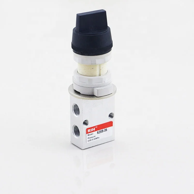 External control direct acting type S3/NS3 series actuated pilot normal temperature pneumatic Airtac mechanical