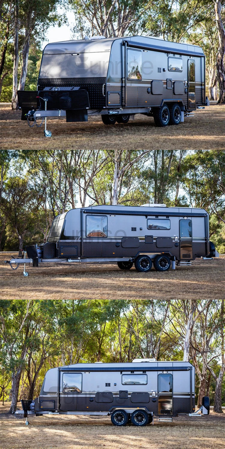 5 6 Berth Caravan With Bunks Fiberglass Camper Shell Travel Trailer