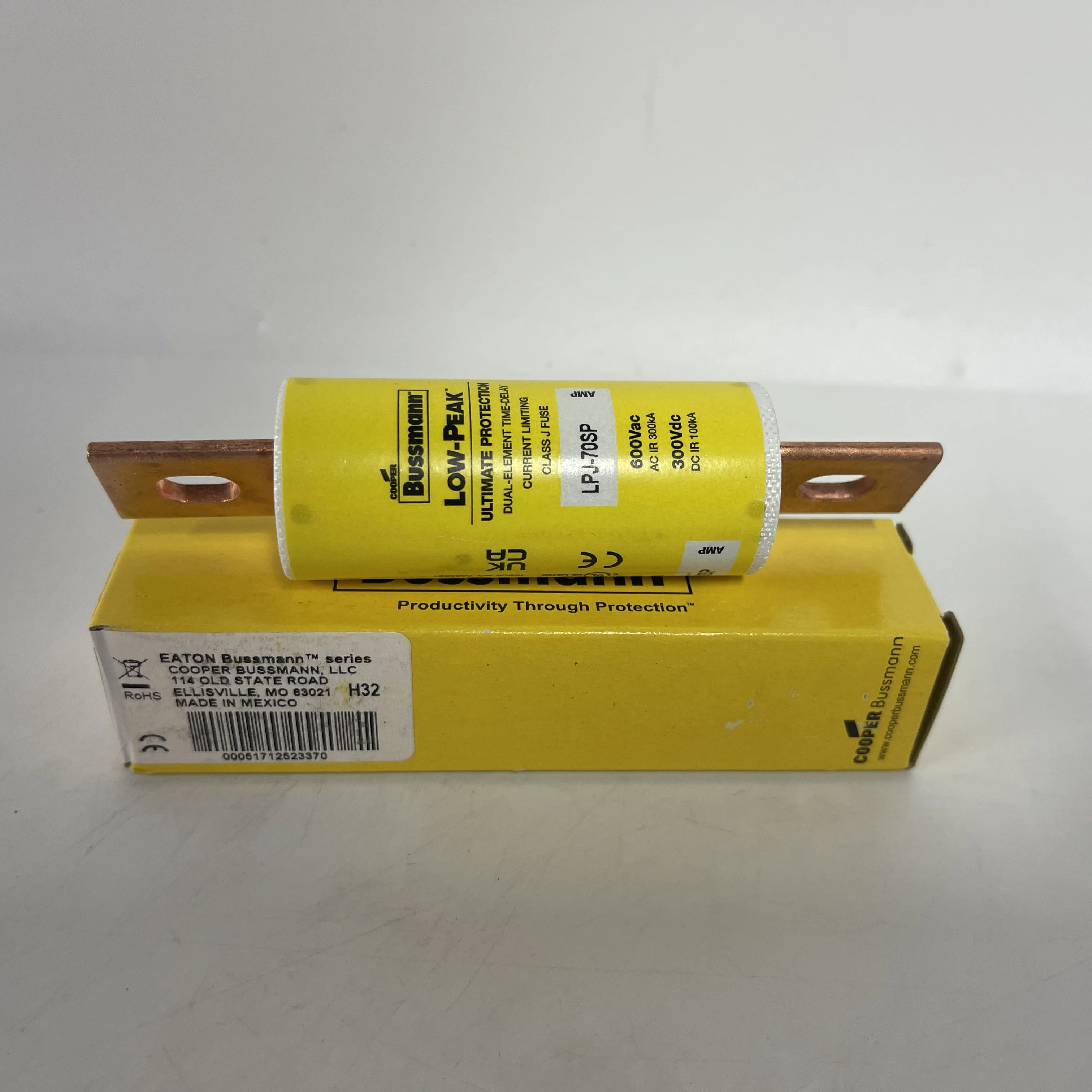 Eaton Bussmann Class J Time Delay Fuse LPJ-70SP Eaton Bussmann Class J Time Delay Fuse LPJ-70SP