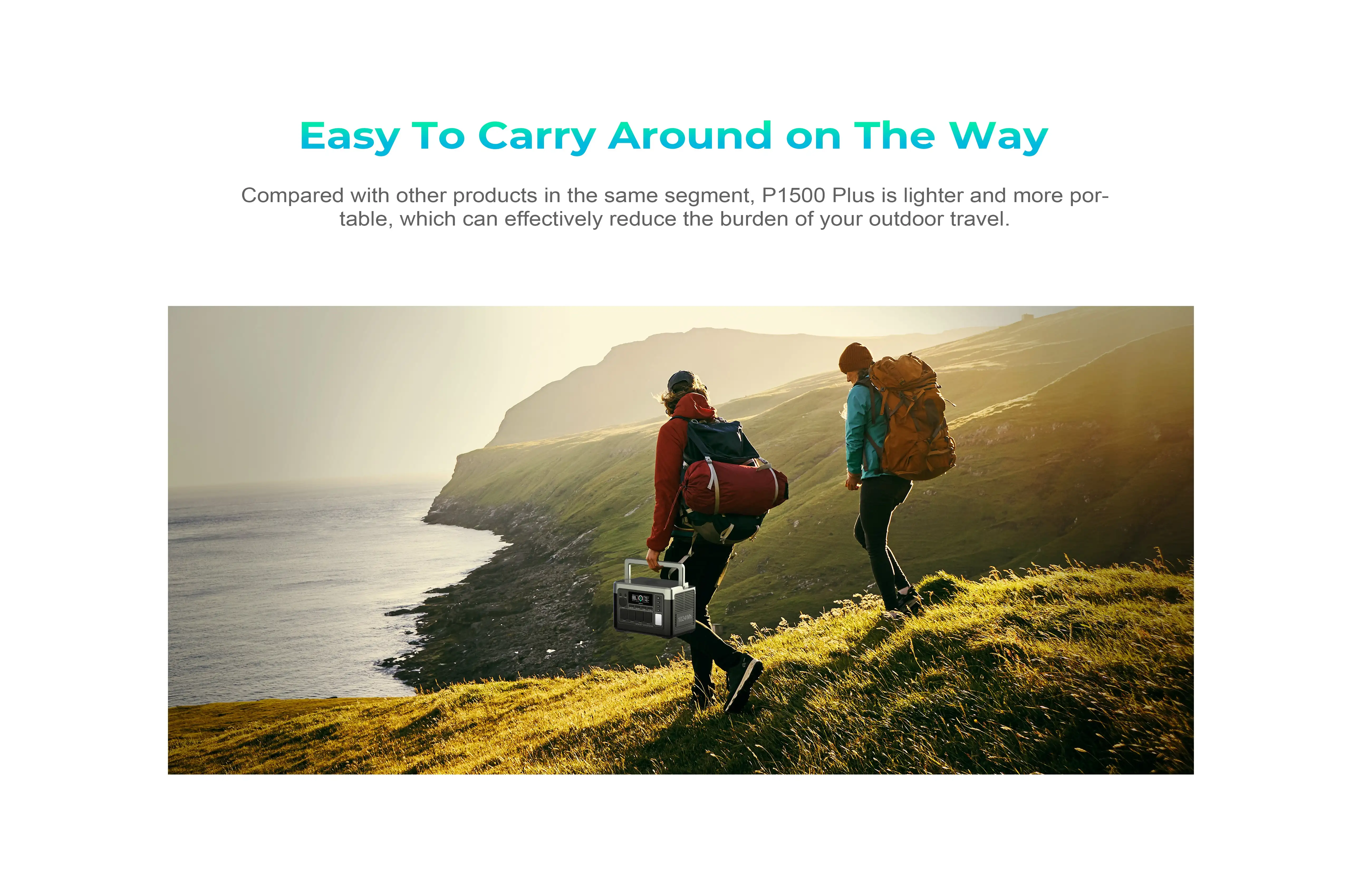 Зарядна станція Oukitel P1500E Plus 1800W 1536Wh